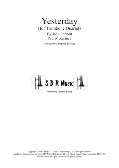 Yesterday (arr. Stephen Rockey)