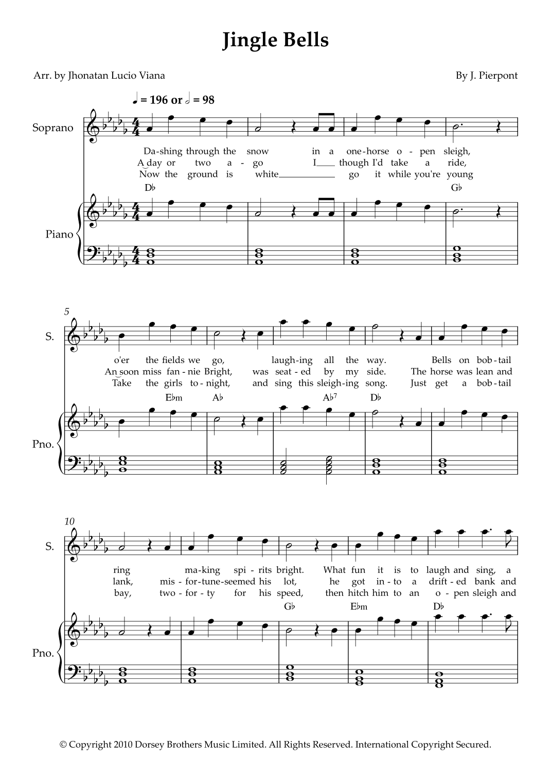 Jingle Bells (arr. Jhonatan Lucio Viana)