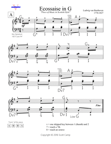 Ecossaise in G (arr. Scott Camp)