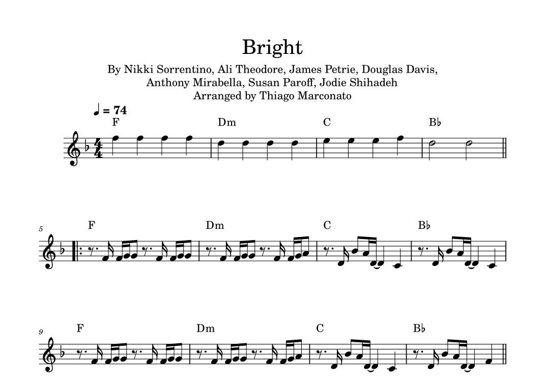 Bright (arr. Thiago Marconato)