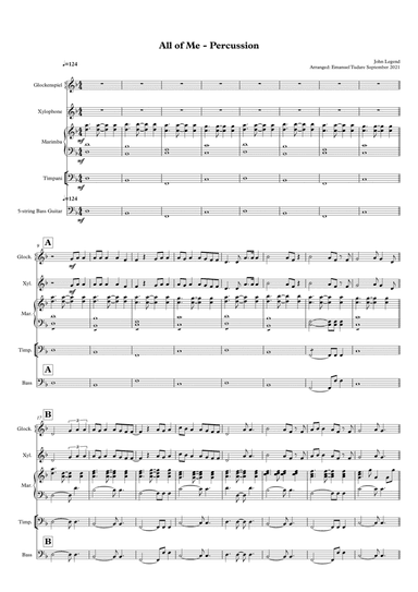All Of Me (arr. Emanuel Tudare)