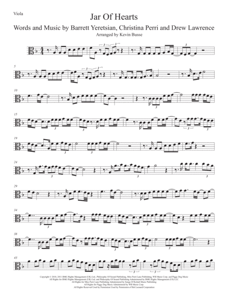 Jar Of Hearts (arr. Kevin Busse)