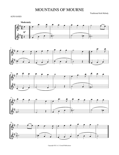 Mountains of Mourne (arr. Mark Phillips)
