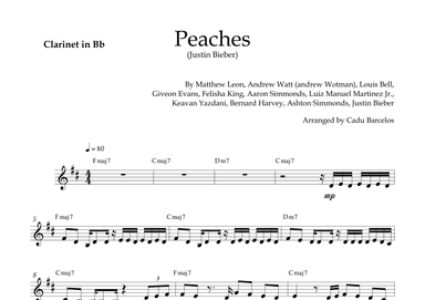 Peaches (arr. Cadu Barcelos)