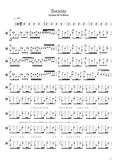 Toxicity (arr. Cyril Mayer)
