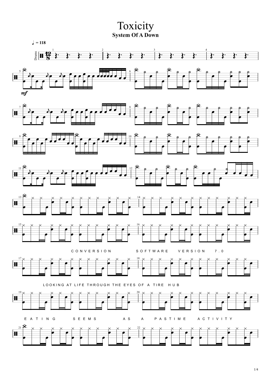 Toxicity (arr. Cyril Mayer)