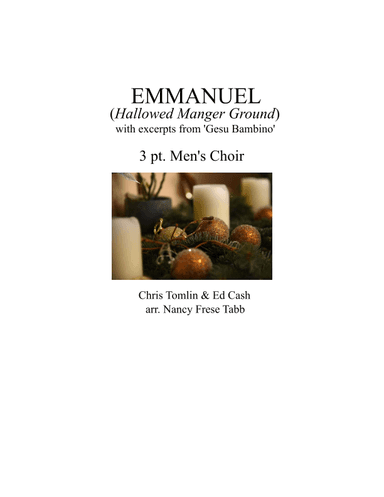 Emmanuel (hallowed Manger Ground) (arr. Nancy Frese Tabb)