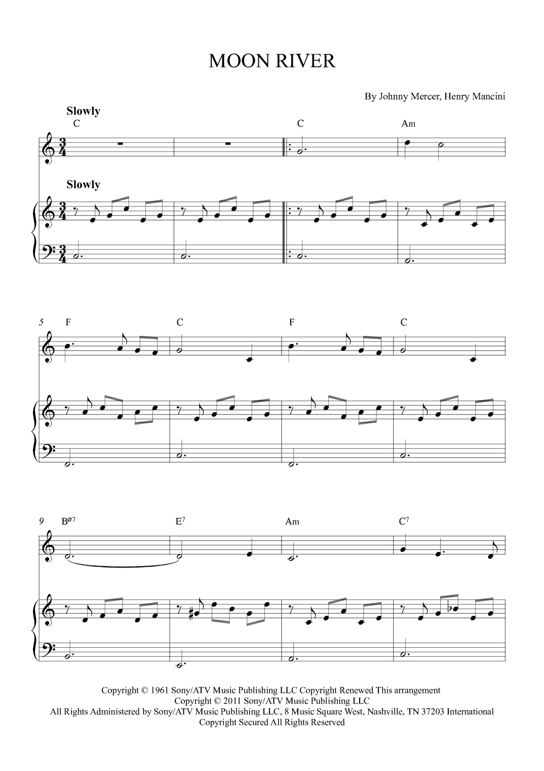 Moon River (arr. Alex Nunes Rodrigues)