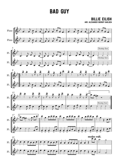 Bad Guy (arr. Alexander Bosrup Karlsen)