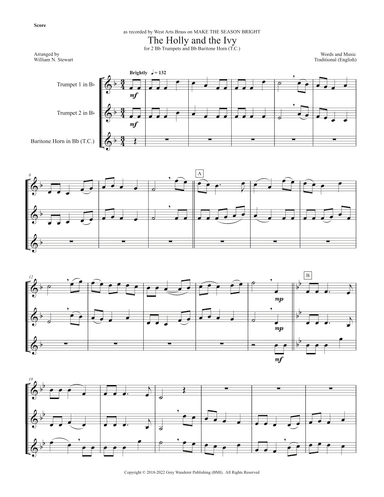 The Holly and the Ivy (arr. Will Stewart)