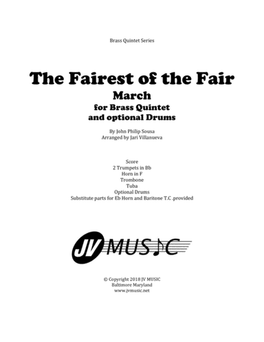 The Fairest of the Fair for Brass Quintet (arr. Jari Villanueva)