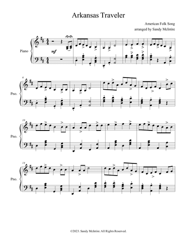 Arkansas Traveler (arr. Sandy McIntire)