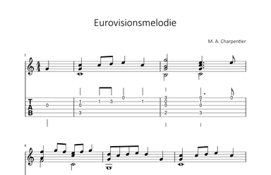 Eurovisionsmelodie (arr. Bettina Schipp)