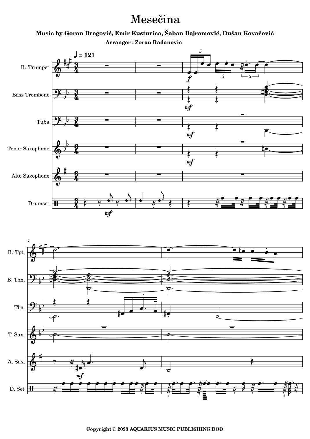 Mesecina (arr. Zoran Radanovic)