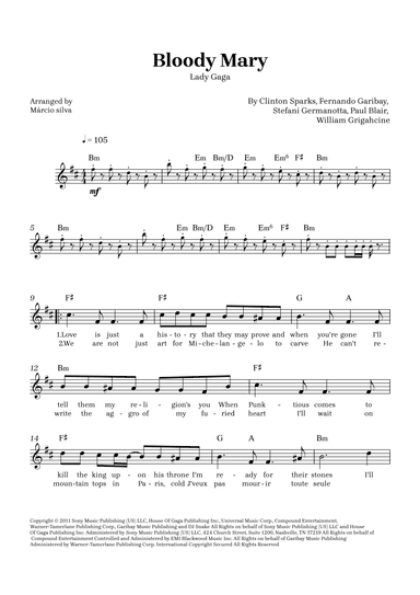 Bloody Mary (arr. Márcio Silva)