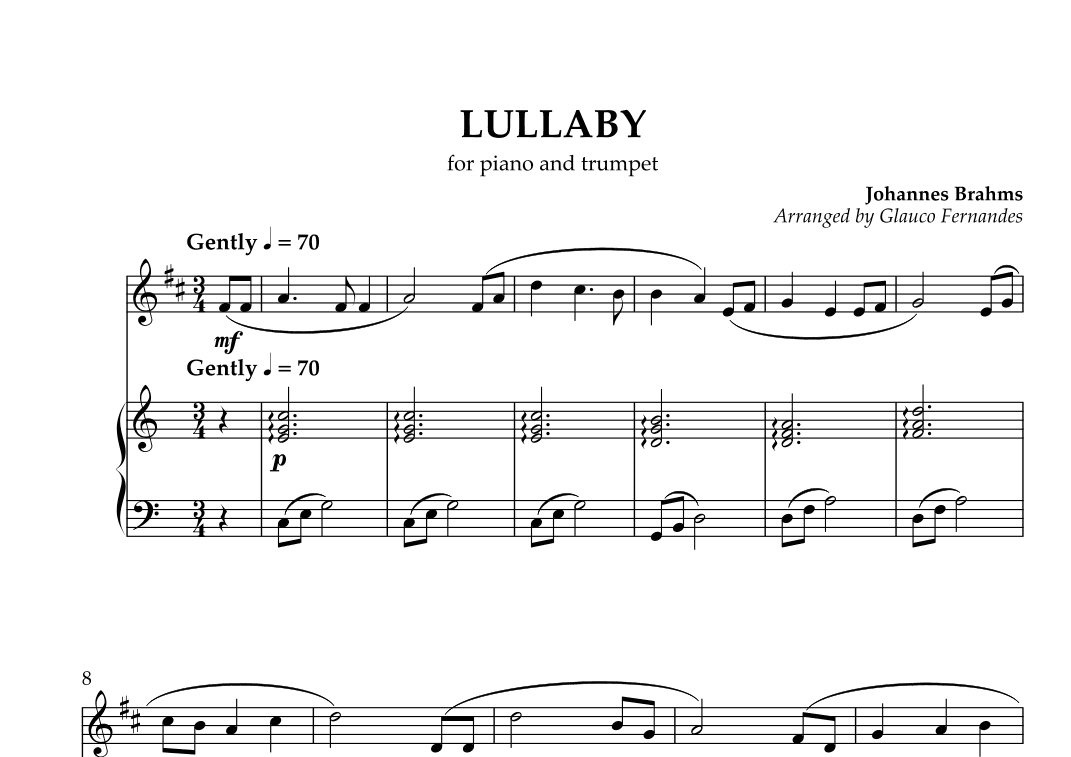 Lullaby (arr. Glauco Fernandes)