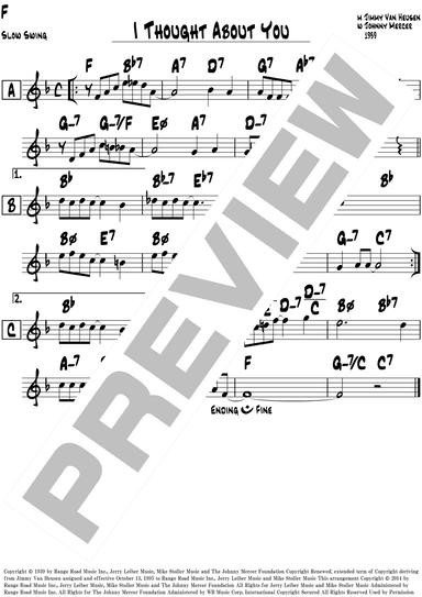 I Thought About You (arr. Jimita)