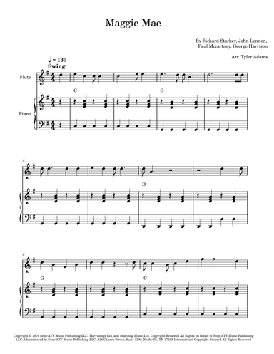 Maggie Mae (arr. Tyler Adams)