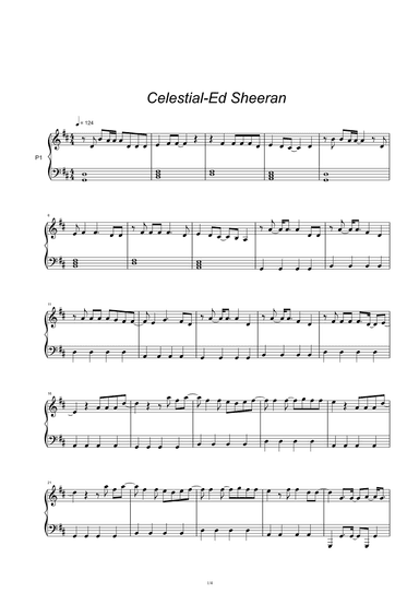 Celestial (arr. Ed Sheeran)