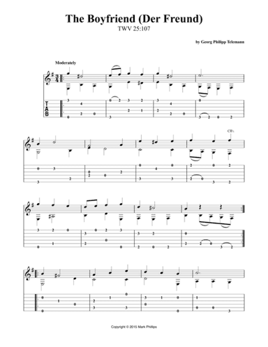 The Boyfriend (Der Freund) (arr. Mark Phillips)