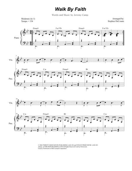 Walk By Faith (arr. Stephen DeCesare)