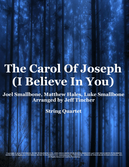 The Carol Of Joseph (i Believe In You) (arr. Jeff Tincher)