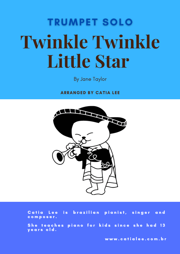 Twinkle Twinkle Little Star - Trumpet Solo E Major (arr. Catia Lee)