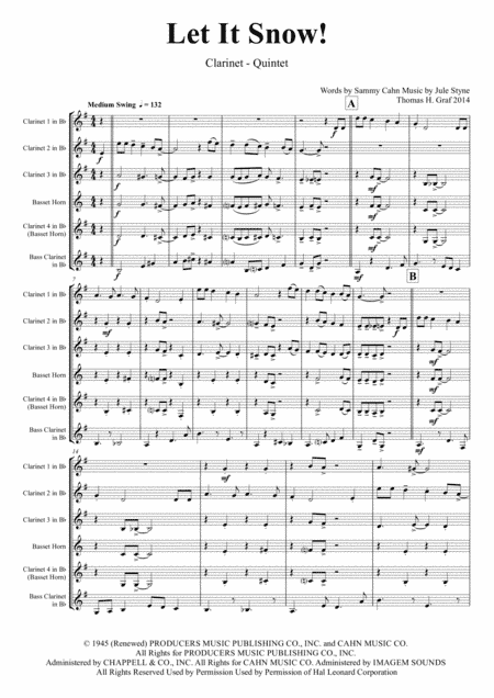 Let It Snow! Let It Snow! Let It Snow! (arr. Thomas H. Graf)