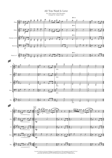 All You Need Is Love (arr. Amauri Lopes)