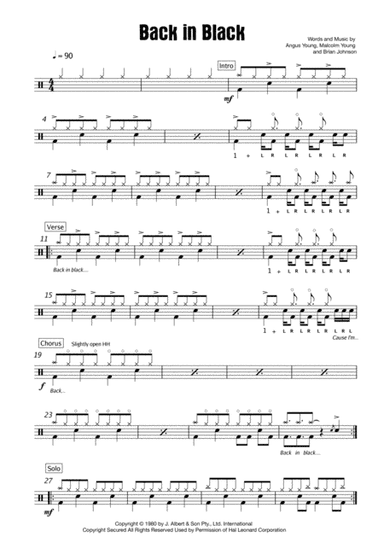 Back In Black (arr. Ben Garraway)