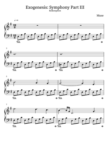 Exogenesis: Symphony Part Iii (redemption) (arr. M. Sloan)
