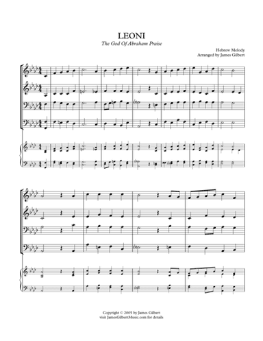 LEONI (arr. James Gilbert)
