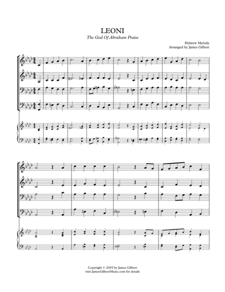 LEONI (arr. James Gilbert)