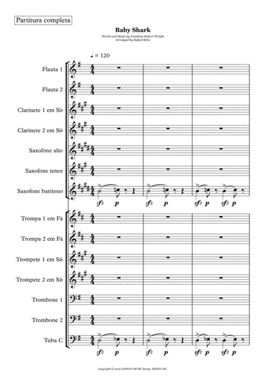 Baby Shark (arr. Rafael Brito)