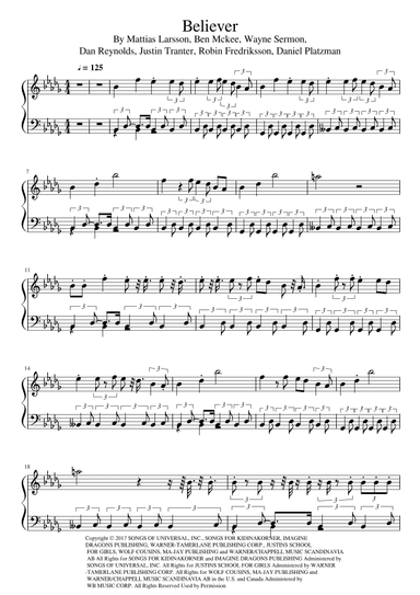 Believer (arr. Sapphire)