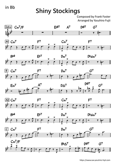 Shiny Stockings (arr. Yasuhiro Fujii)
