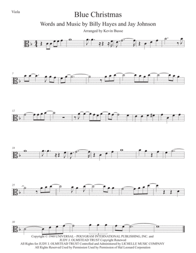 Blue Christmas (arr. Kevin Busse)