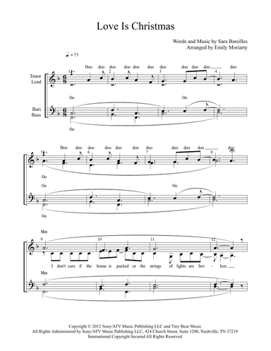 Love Is Christmas (arr. Emily Moriarty)
