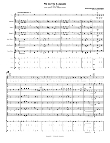 El Burrito Sabanero (mi Burrito Sabanero) (arr. Dana H. Joras)