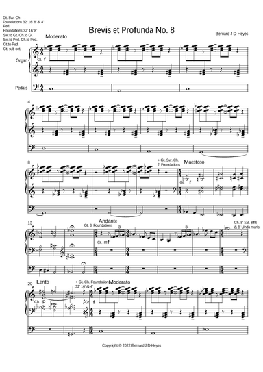 Brevis et Profunda No. 8