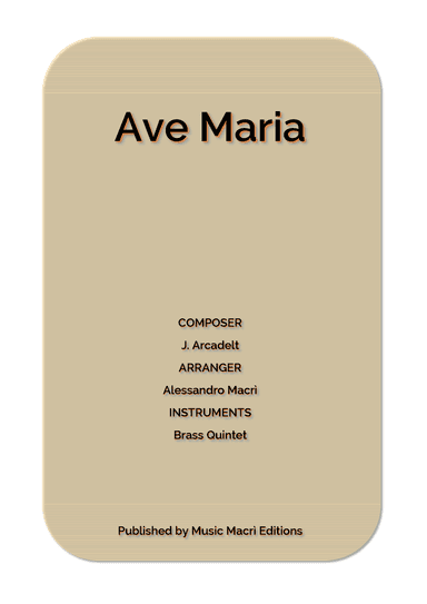 Ave Maria (arr. Alessandro Macrì)