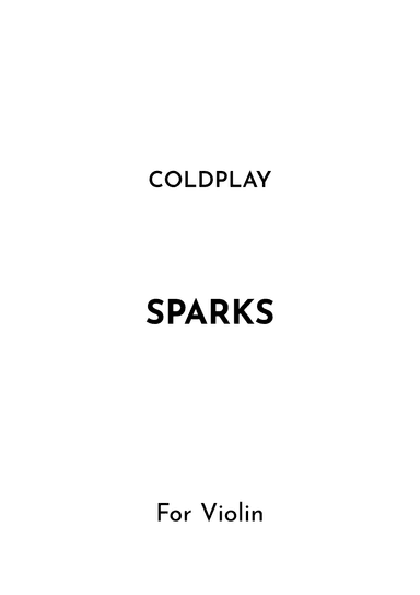 Sparks (arr. Jireh J.)