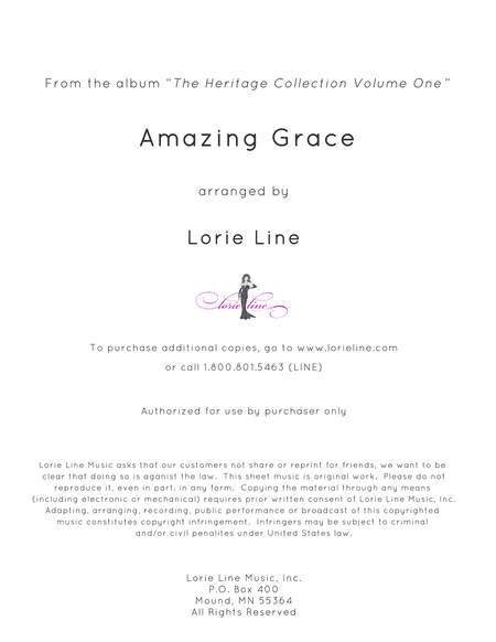Amazing Grace (from Heritage I) (arr. Lorie Line)