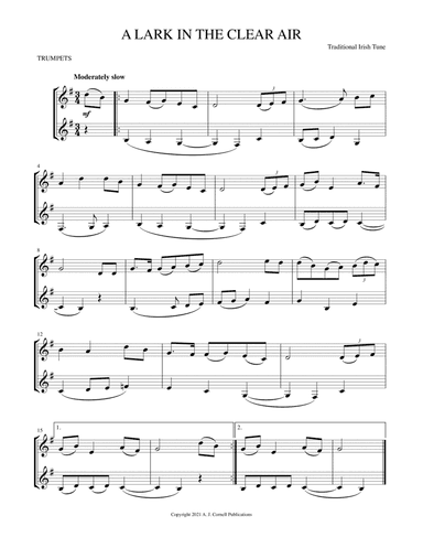 A Lark in the Clear Air (arr. Mark Phillips)