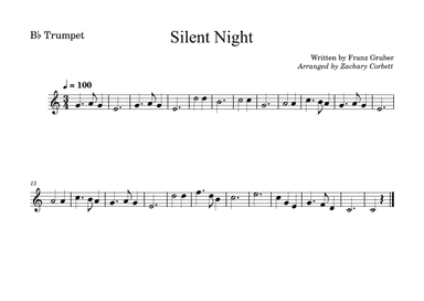 Silent Night (arr. Zachary Corbett)