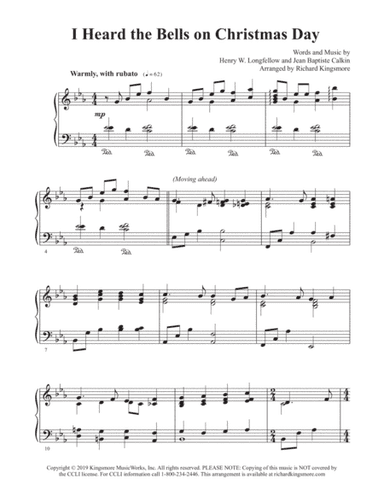 I Heard the Bells on Christmas Day (arr. Richard Kingsmore)
