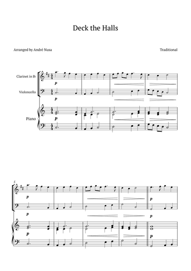 Deck the Halls (arr. André Nusa)