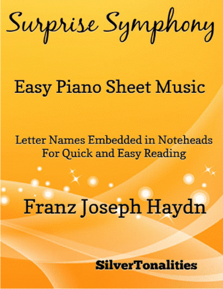 Surprise Symphony Easy Piano Sheet Music (arr. SilverTonalities)