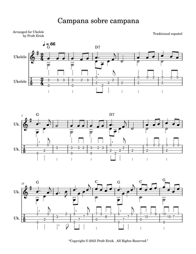 Campana sobre Campana (arr. Profe Erick)