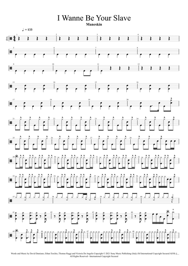 I Wanna Be Your Slave (arr. Cyril Mayer)